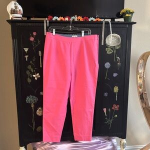Frances Valentine Vivid Pink Ankle Pants